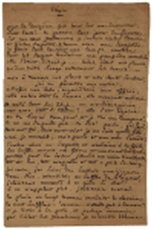 Manuscrit http-EnVente-Elegie