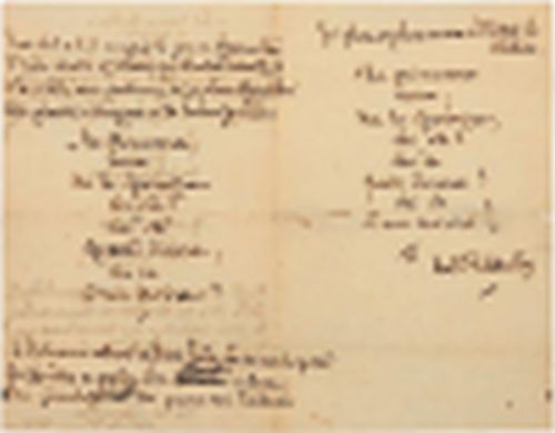 Manuscrit http-EnVente-JeuneFilleMilan