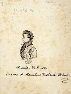 Ms 1608-94-1 Prosper Valmore par anonyme