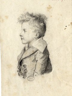 Ms 1848-65-2 Hippolyte enfant par C. Desbordes dessin